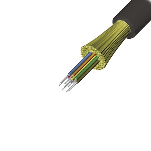 SIEMON 9GD5R006D-T301A PIE DE FIBRA OPTICA 6 HILOS, IN/OUT MULTIMODOOM3, NEGRO