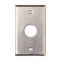 SIEMON XFP-S-01-SS PLACA VERTICAL INDUSTRIAL 1 PUERTO ACERO INOXIDABLE