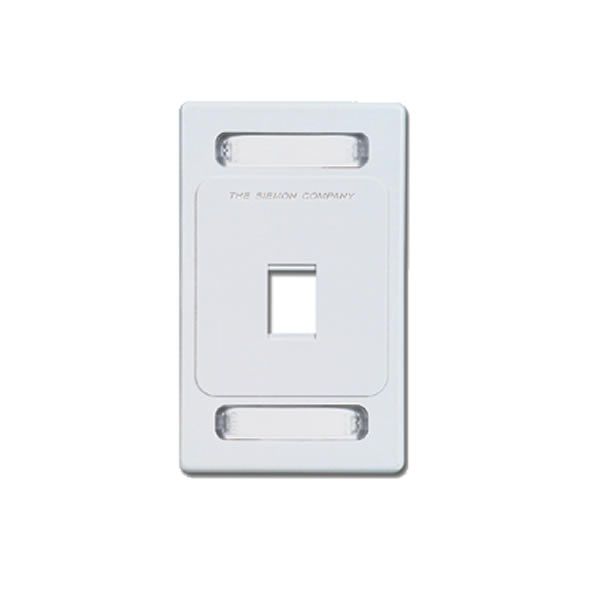 SIEMON KFP-S-01-02-S PLACA KEYSTONE VERTICAL 1 PUERTO BLANCO
