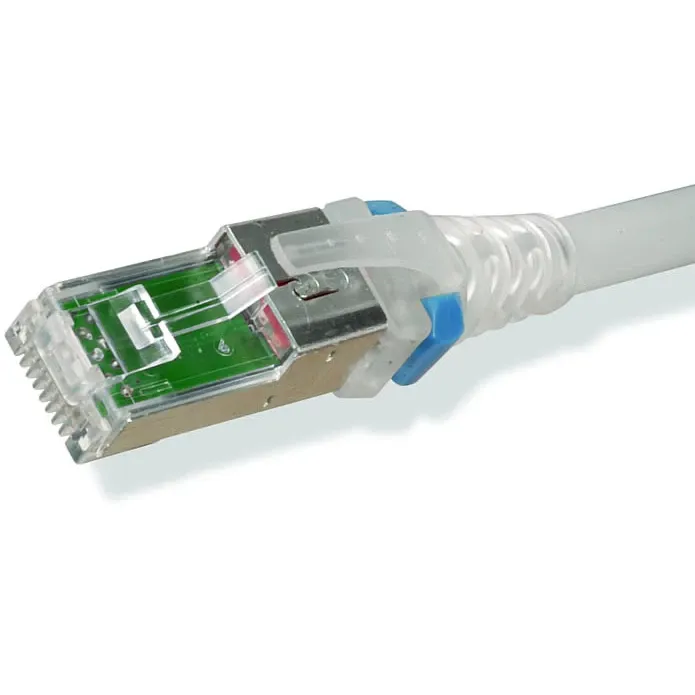 SIEMON ZM6A-S07-04B PATCH CORD S/FTP CAT 6A BLINDADO GRIS 7 PIES