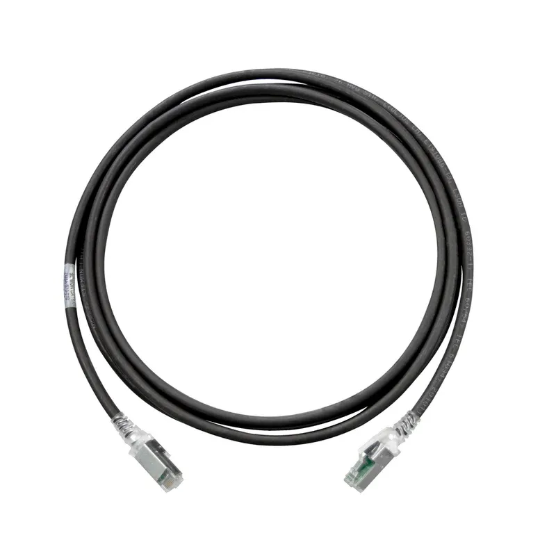 SIEMON ZM6A-S07-01B PATCH CORD S/FTP CAT 6A BLINDADO NEGRO 7 PIES