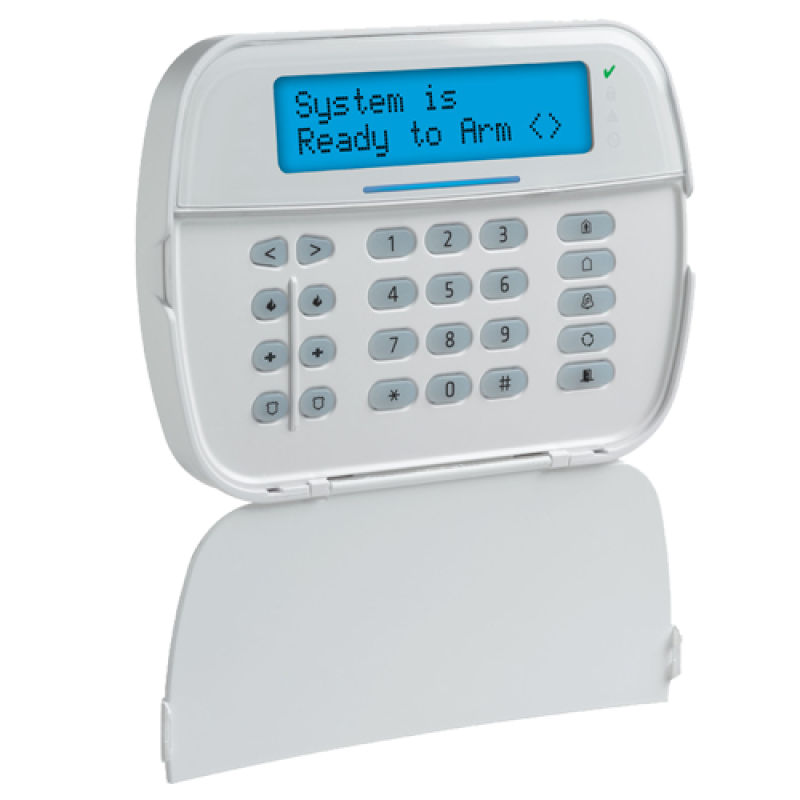 DSC HS2LCDWF9 TECLADO ALFA NUMERICO FULL MENSAJES CON TRANSRECEPTOR POWERG