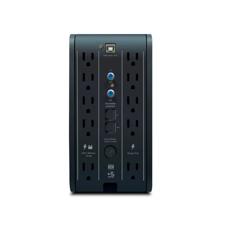 UPS CDP R-SMART1010 Interactivo 1000VA 500W 10 Tomas Pantalla LCD