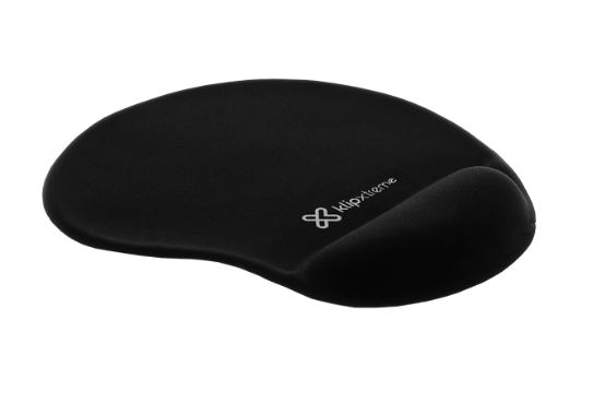 KlipXtreme KMP-100B Alfombrilla Ergonómica de Gel para Mouse, Color Negro