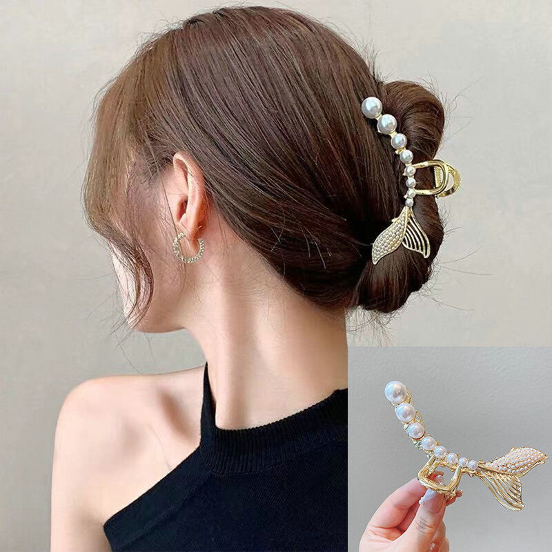 Pince à cheveux perle
