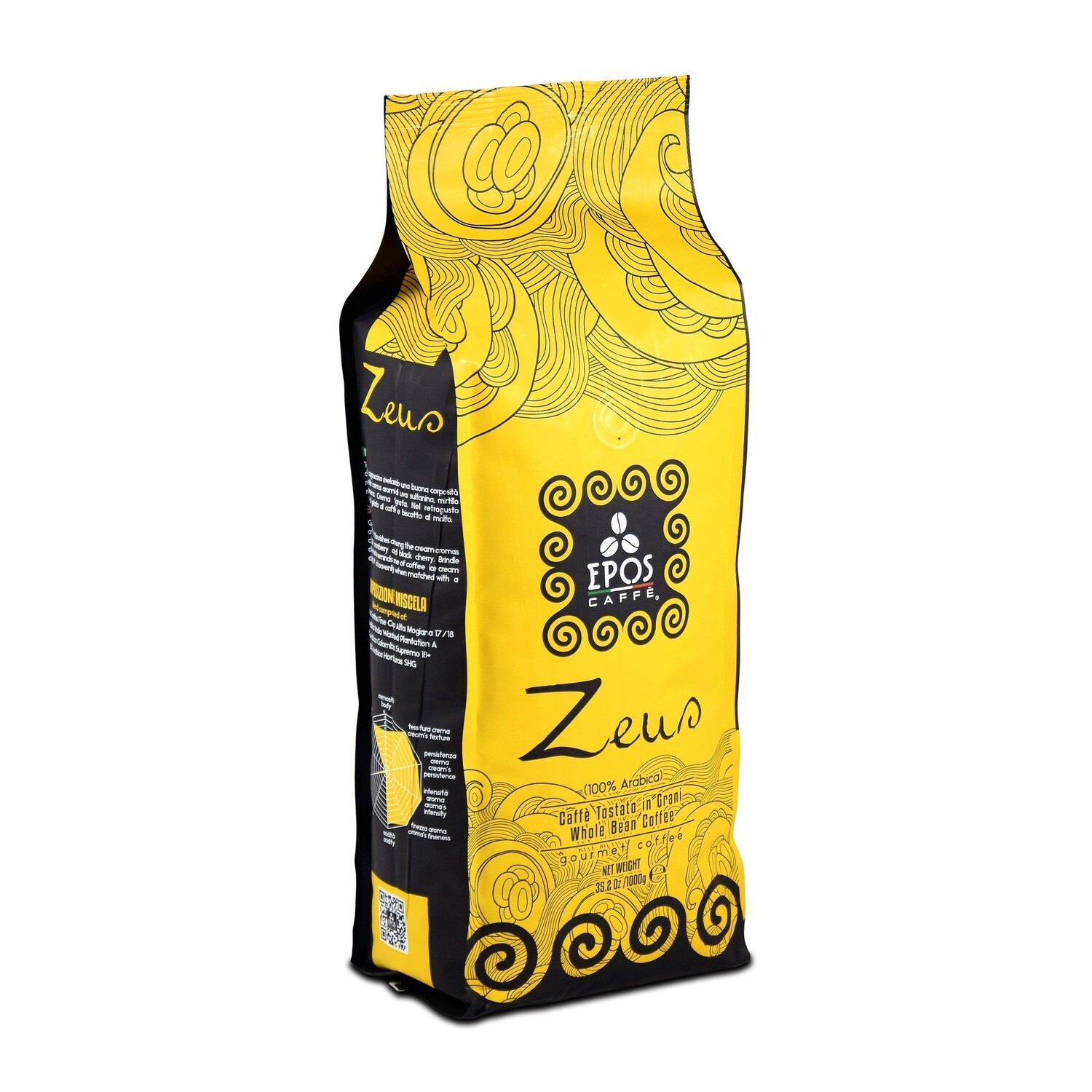 Epos Zeus - 100 % Arabica, Packungsgröße: 1 kg