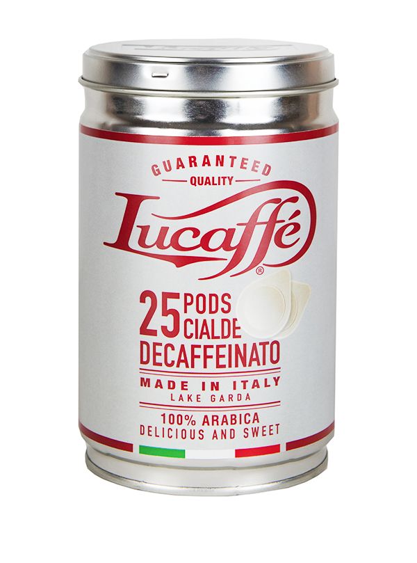 Lucaffe Decaffeinato - Dose mit 25 Pads lose