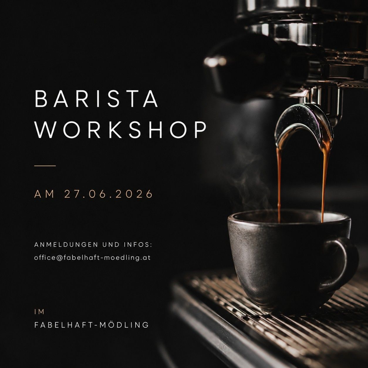 Barista Workshop - 27.06.2026