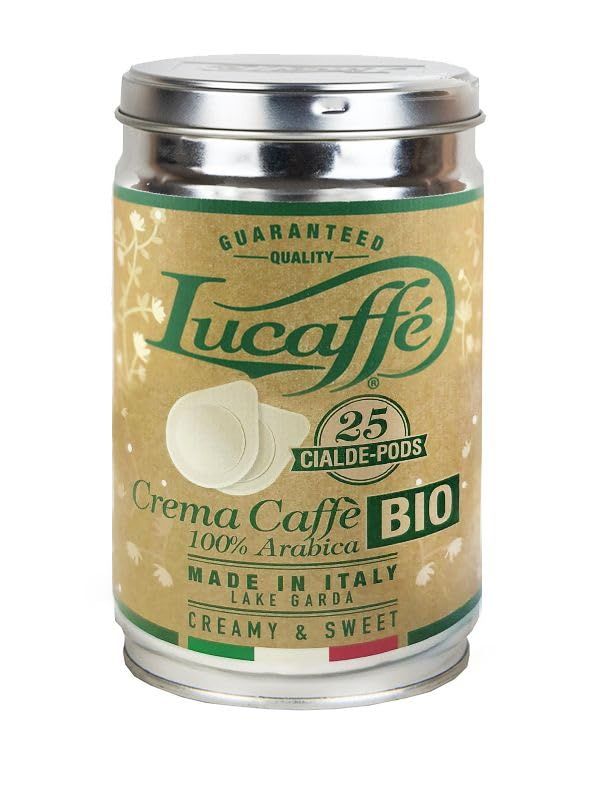 Lucaffe Crema Caffé 100% Arabica - Dose mit 25 Pads lose