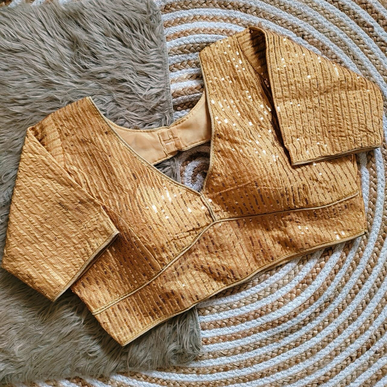 Readymade Sequence Work Blouse