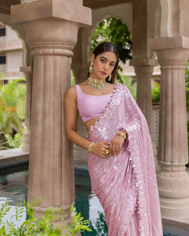 Bollywood Inspired Sequence Work Saree III