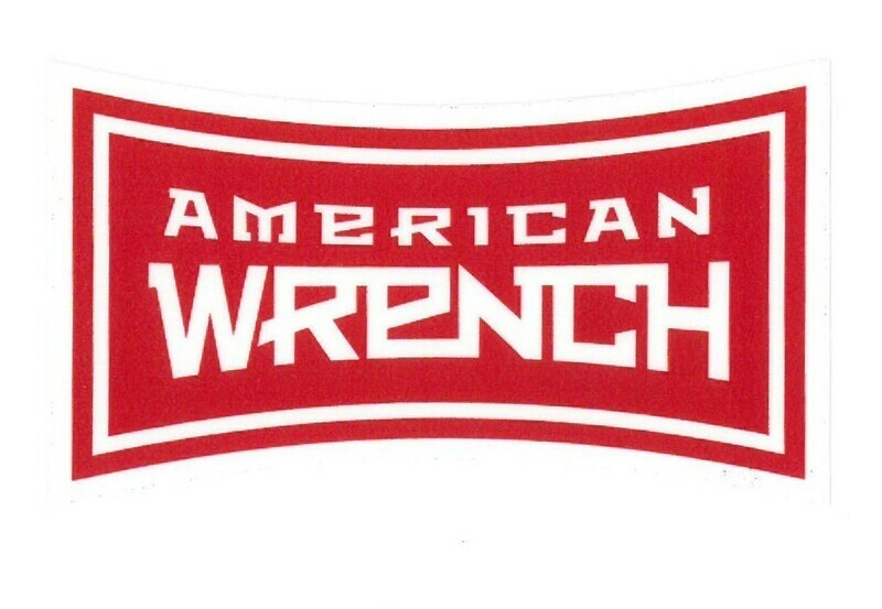 Red &amp; White AW Sticker