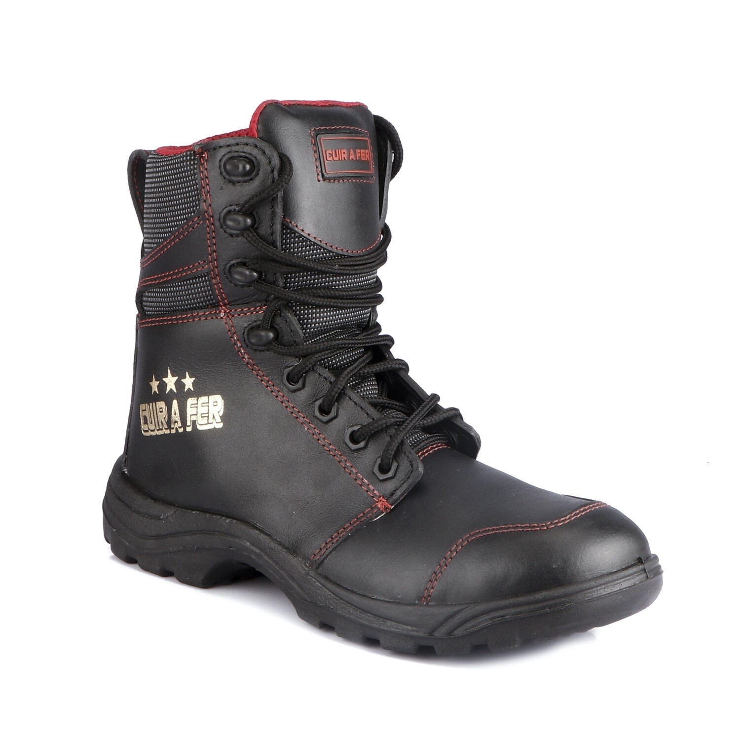 Bottes de Randonnée Cuir à Fer