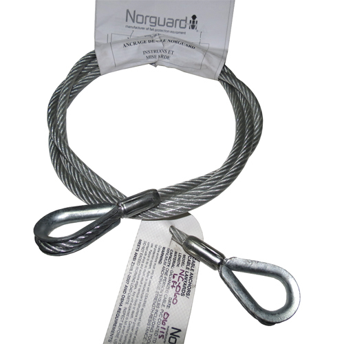 Choker de sécurité de 6 pieds &quot;Norguard&quot; avec gaine protectrice