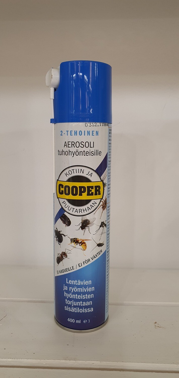 Cooper aerosoli tuhohyönteisille 400ml