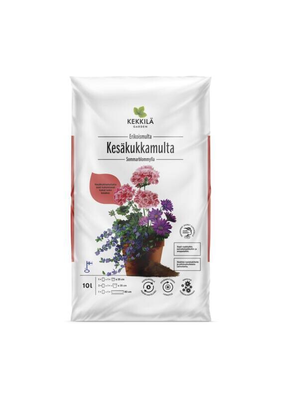 Kesäkukkamulta 10l, kekkilä