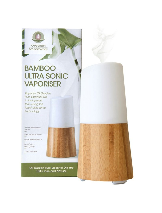 Bamboo Ultra Sonic Vaporiser Aromatherapy Mist diffuser
