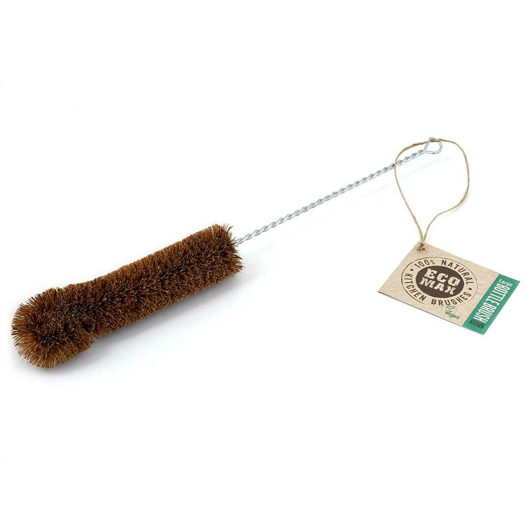 EcoMax - Coconut Fibre Bottle brush Large - Zero Waste Non toxic EcoMax - Coconut Fibre Bottle brush Large - Zero Waste Non toxic