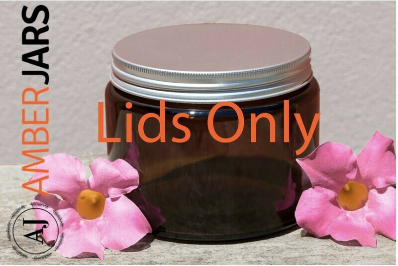100mm Aluminium Wadded Lid - Suits 500mm Jar - LIDS ONLY