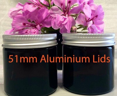51mm Aluminium Wadded Lid - suits our 60ml Jar