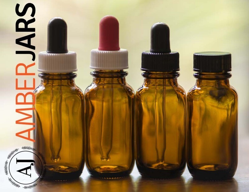 100 x 25ml Amber Glass Dropper Bottles - Free Shipping