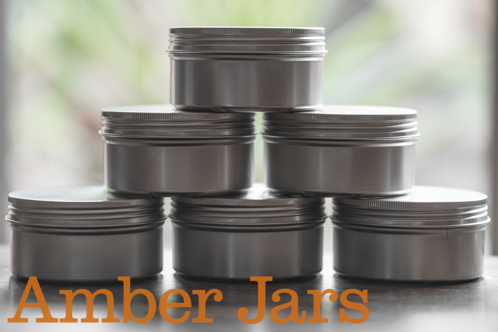 200ml Aluminium Jar with Wadded Lid Candle Jar, Beard Balm Jar, Body Butter