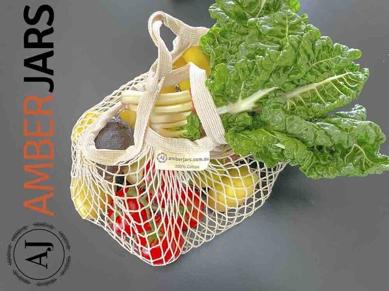 100% Cotton Net shopping Bags - strong and expandable