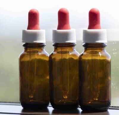 25ml Amber Glass Dropper Bottles - Affordable red