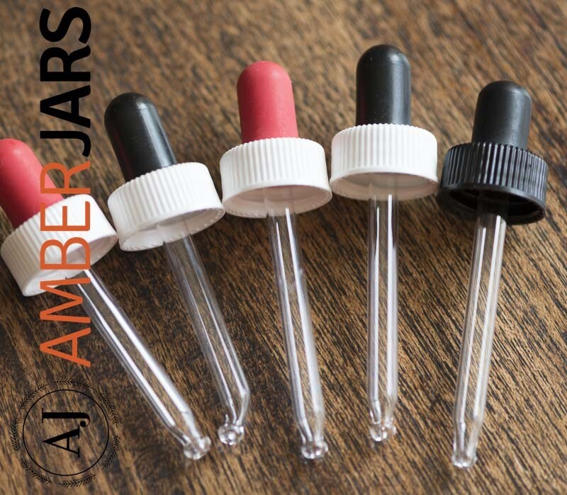 20mm Dropper 67mm Straight Stem - for 25ml Pharmaceutical Bottle