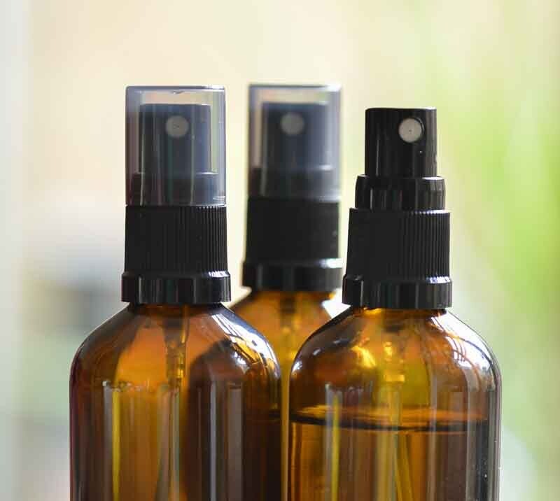 100 x Fine Mist Spray - Black - SPRAYS ONLY