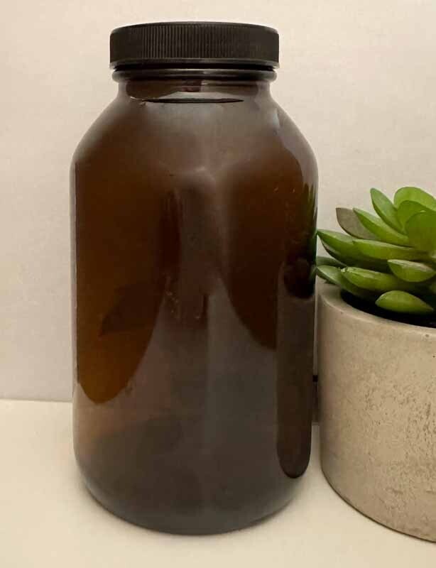 500ml Amber Glass Pharma Jar