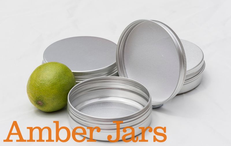 10 x 100ml Aluminium Jar with Wadded Lid