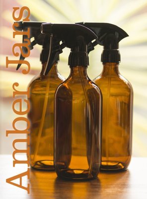 500ml Amber Glass Bottle with General Purpose Trigger Spray