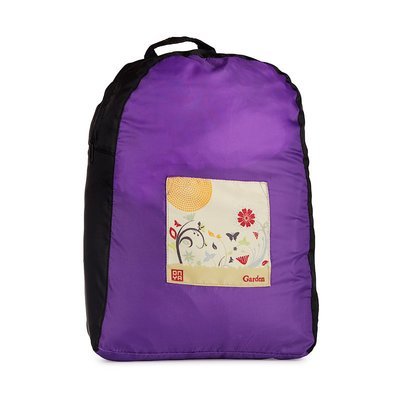Onya Back - Backpack Black Purple Garden