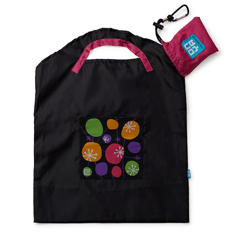 Onya Original - Shopping Bag SMALL Black Retro