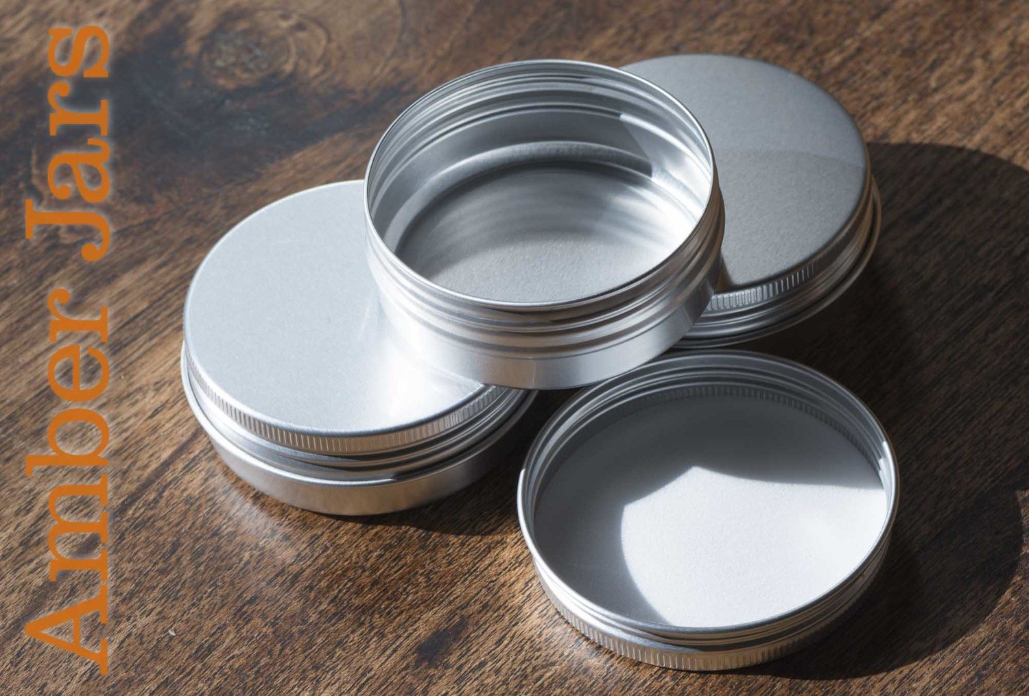 60ml Aluminium Jar with Wadded Lid  Candle Jar Beard Balm Jar Body Butter