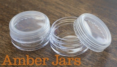 10gm Styrene/plastic Lip Balm Pots, Cosmetic sample, bead storage