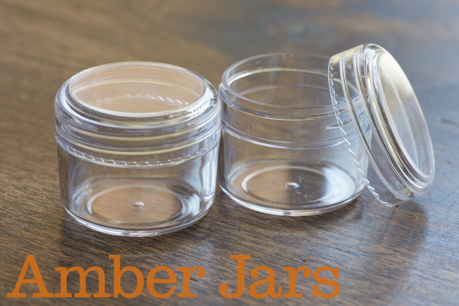 25gm Styrene Lip Balm Pots, Cosmetic sample, bead storage, Salve jar