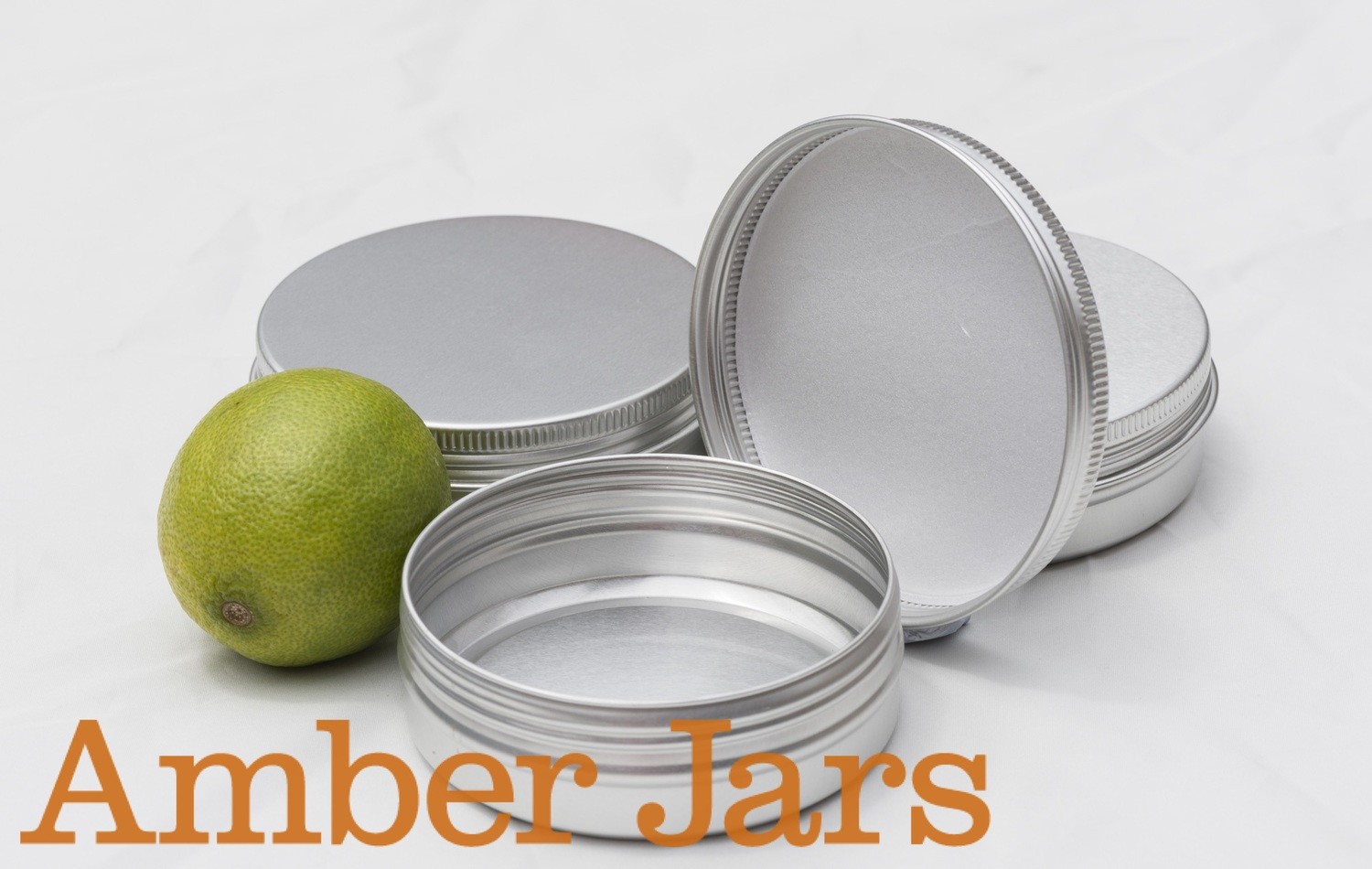 10 x 100ml Aluminium Jar with Wadded Lid  Candle Jar, Beard Balm Jar, Body Butter