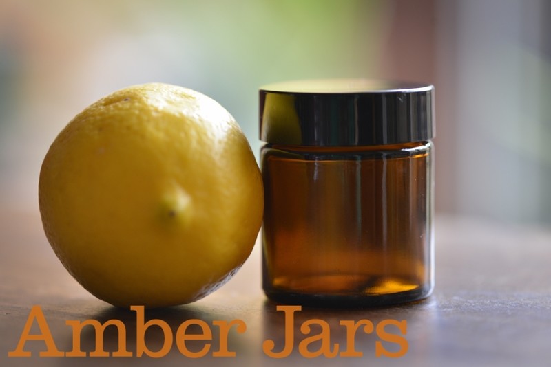 15 x 30ml Glass Amber Jars with Black Wadded Lid. Postage Included