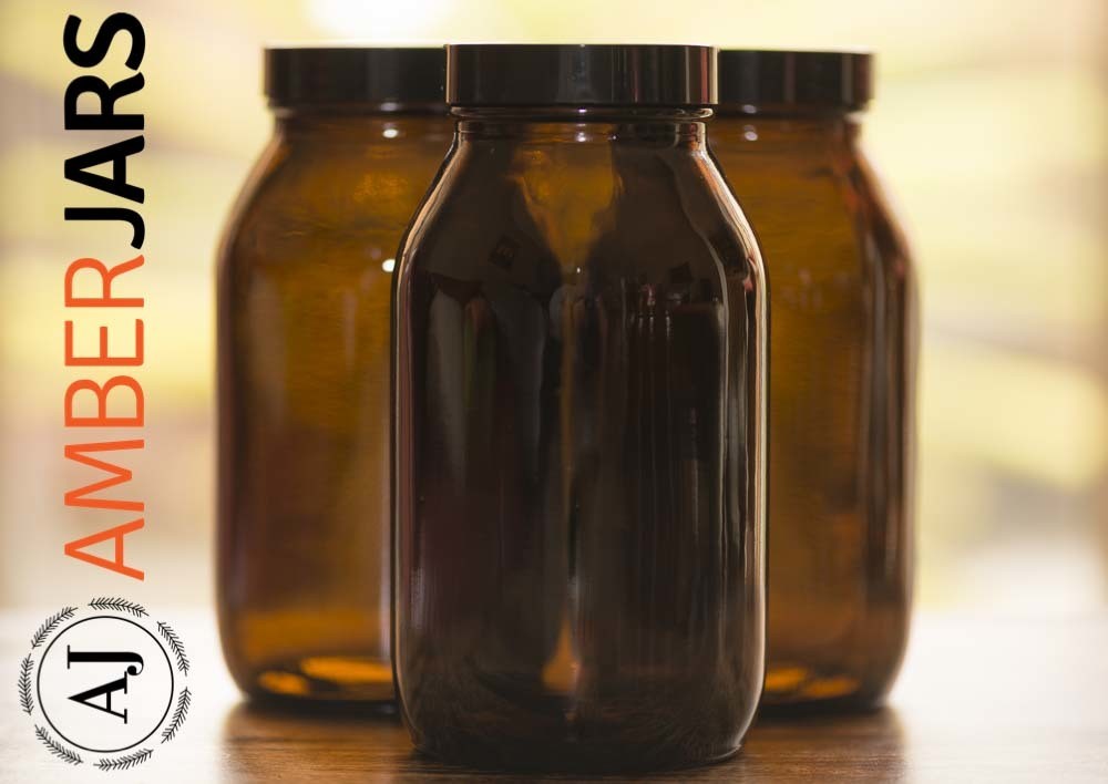 28 x 500ml Wide Mouth Bottle - Food Coffee Tea Spice Vase