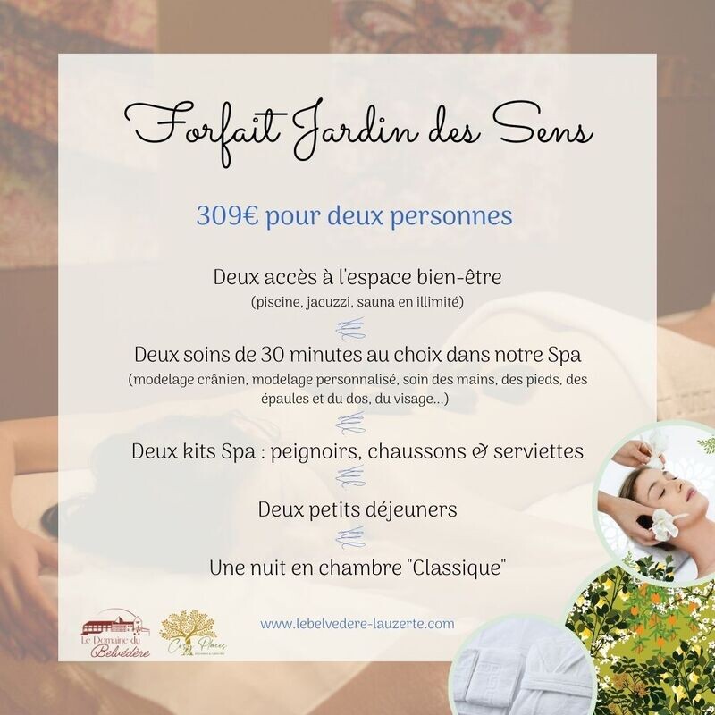Forfait &quot;Jardin des Sens&quot;