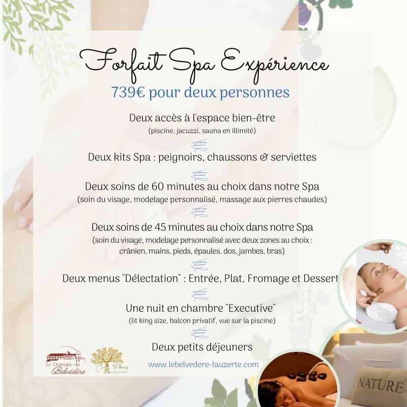 Forfait &quot;Spa Expérience&quot;