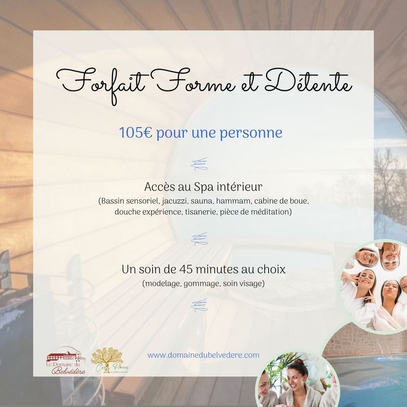 Forfait &quot;Forme &amp; Détente&quot; (1 personne)