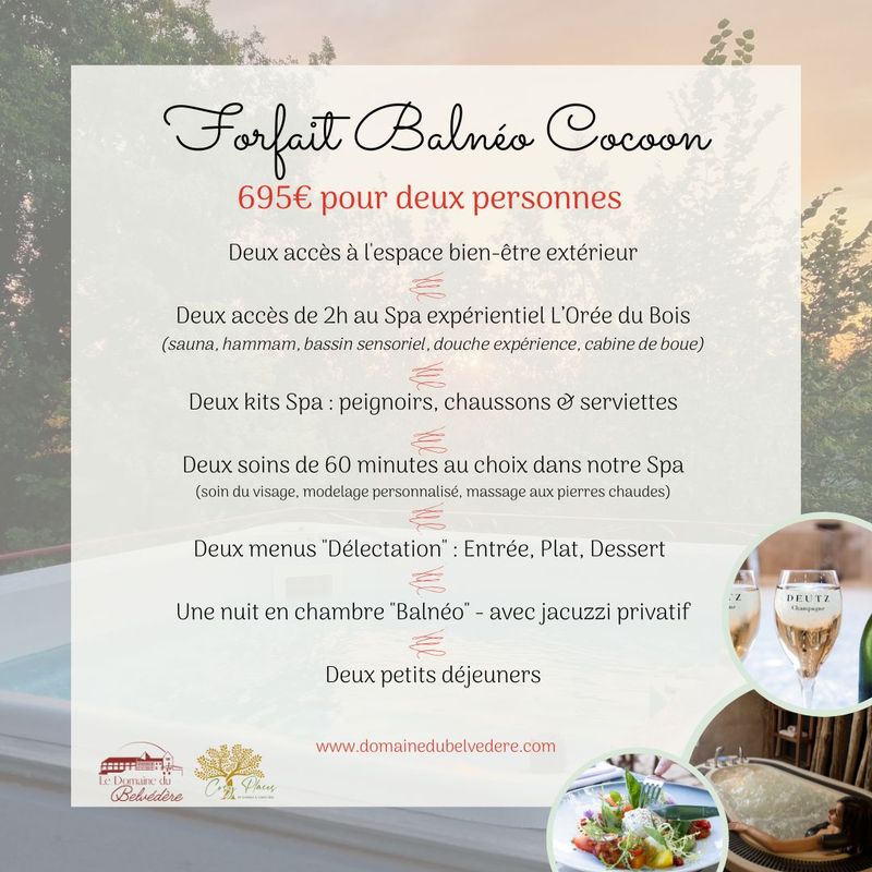 Forfait &quot;Balnéo Cocoon&quot;