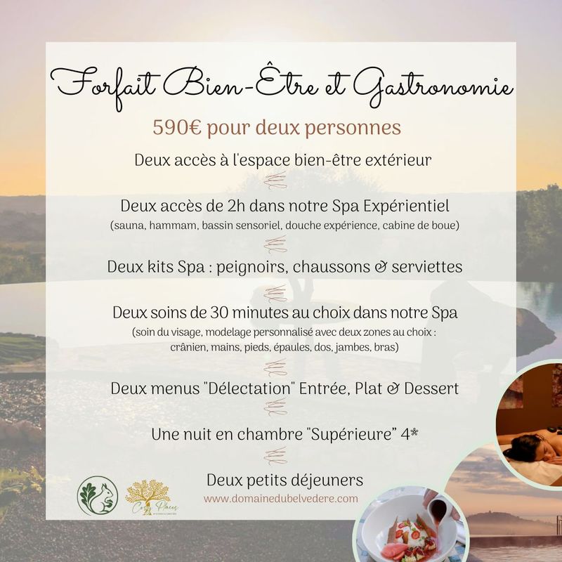 Forfait "Bien-Être &amp; Gastronomie"