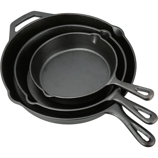 Set de 3 Piezas de Hierro Fundido