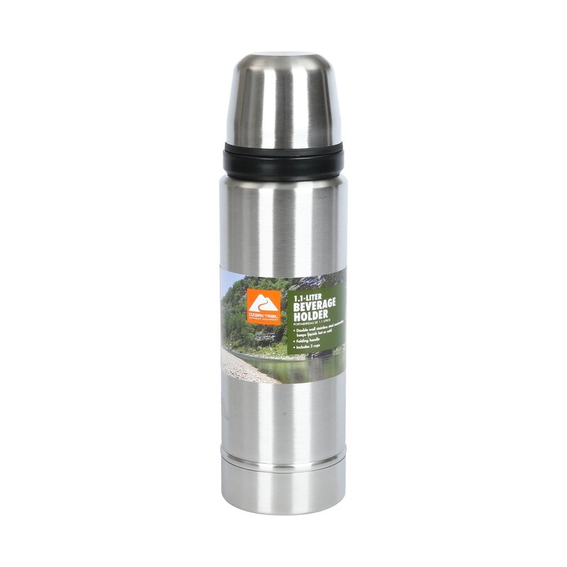 Termo Ozark 1.1litro Plateado