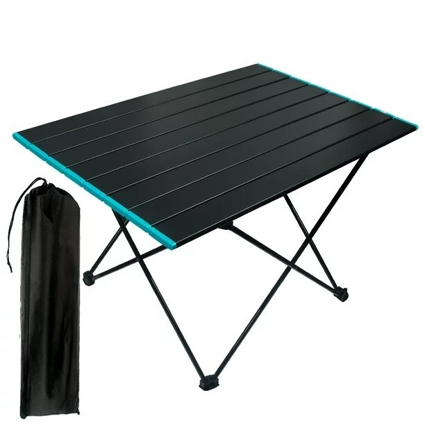 Mesa Plegable de Aluminio Negra &quot;Gamexcel&quot;
