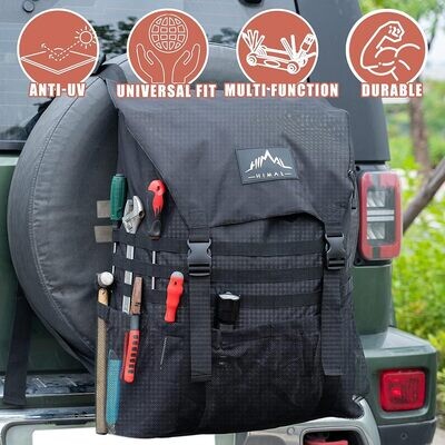 Mochila para Portallantas Negra &quot;Himal&quot;